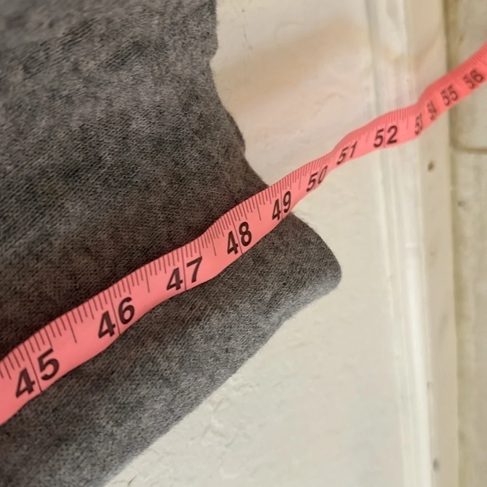 Banana Republic Gray Fine Knit Viscose Rayon Midi Maxi Slit Dress XS - Picture 7 of 9